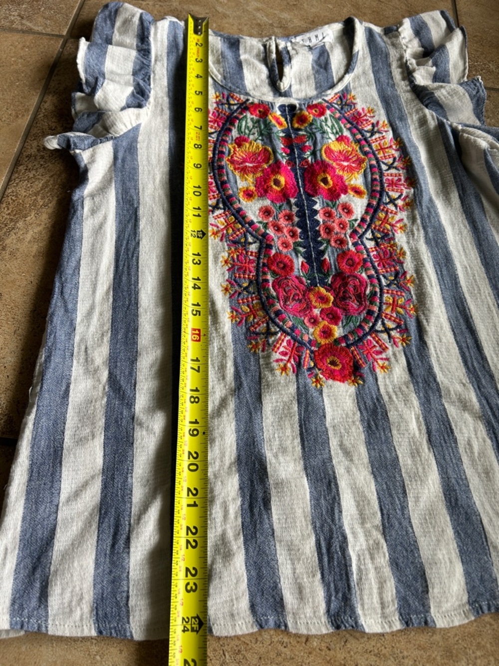 THML Cotton Embroidered Top - Picture 5 of 7
